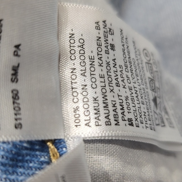 Levi's SuperLow Loose Fit Jeans Baggy Size 31 X 32 Wide Leg Light Wash Low Rise - Picture 16 of 16